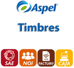 Timbres Para Factura y Nomina Electronica ASPEL